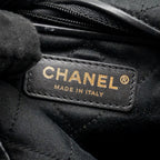 CHANEL SMALL 22 BAG SHINY CALFSKIN BLACK GHW (MICROCHIP)
