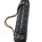 CHANEL JUMBO CLASSIC DOUBLE FLAP BAG CAVIAR BLACK GHW