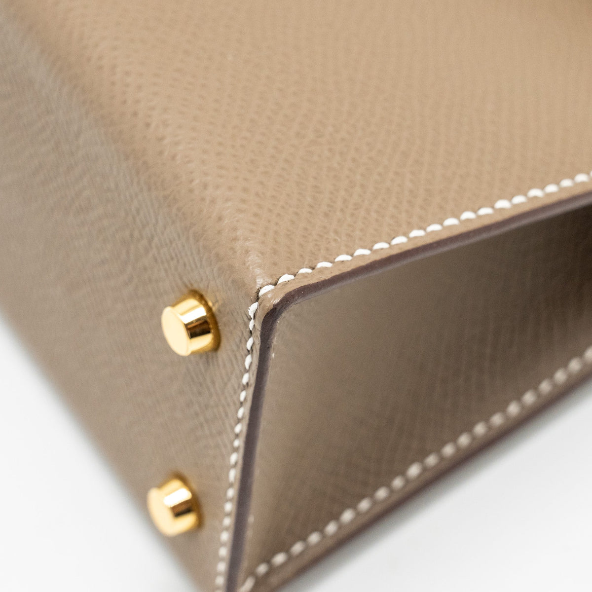 HERMES MINI KELLY EPSOM ETOUPE GHW