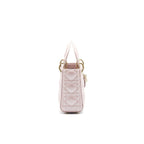 DIOR MINI LADY WITH CHAIN LOTUS PEARL GHW