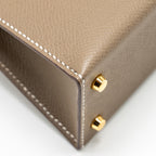 HERMES MINI KELLY EPSOM ETOUPE GHW