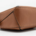 LOEWE NANO PUZZLE BAG CALFSKIN BROWN SHW
