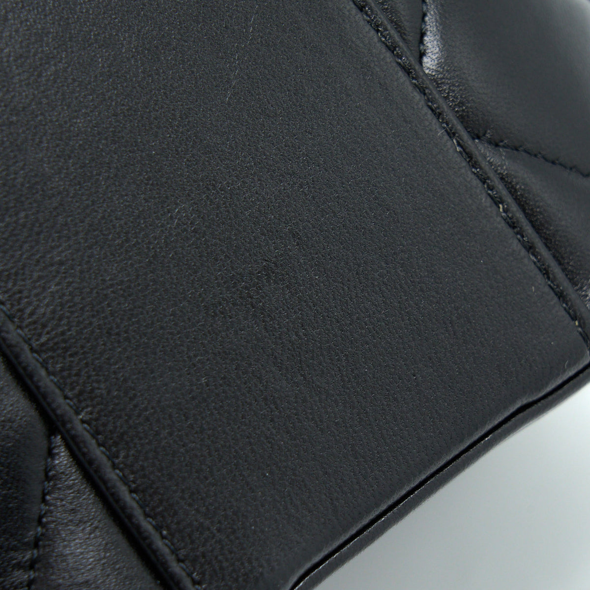CHANEL TRENDY VANITY CASE LAMBSKIN BLACK LGHW (MICROCHIP)