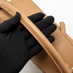 Loewe small puzzle edge bag calfskin toffee GHW