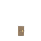 HERMES BEARN MINI WALLET MYSORE GOATSKIN ETOUPE GHW