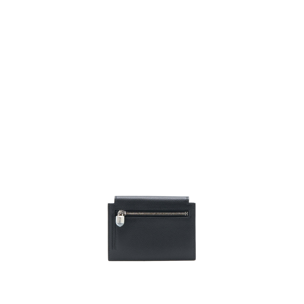 HERMES KELLY POCKET COMPACT EPSOM BLACK SHW