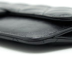 CHANEL REISSUE ZIPPY POUCH QUILTED CALFSKIN BLACK RUTHENIUM GHW