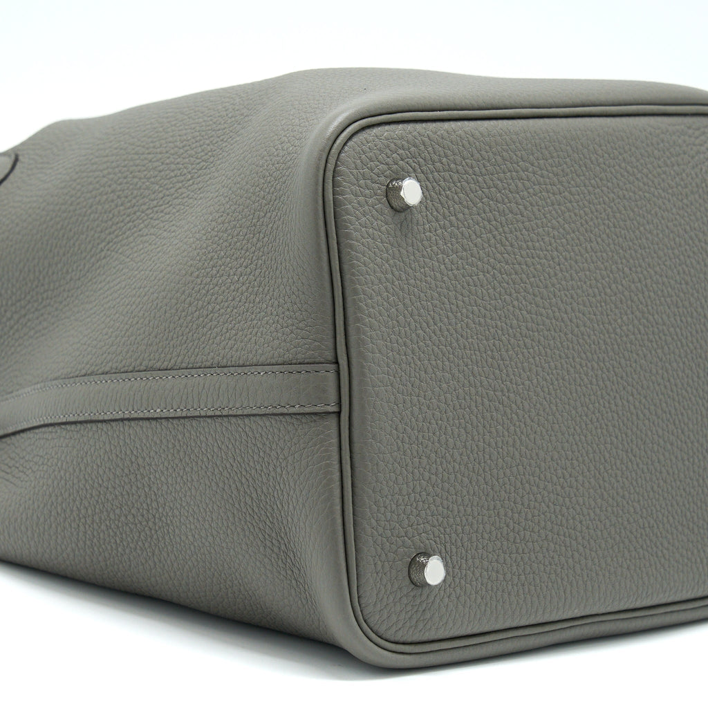 HERMES PICOTIN 22 LOCK BAG CLEMENCE 0L GRIS MEYER SHW