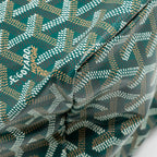 GOYARD SAINT LOUIS PM TOTE GOYARDINE CANVAS GREEN SHW