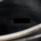 HERMES MINI BOLIDE ALLIGATOR MISSISSIPPIENSIS MAT BLACK SHW