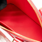 LOUIS VUITTON ALMA BB MONOGRAM PATENT RED GHW
