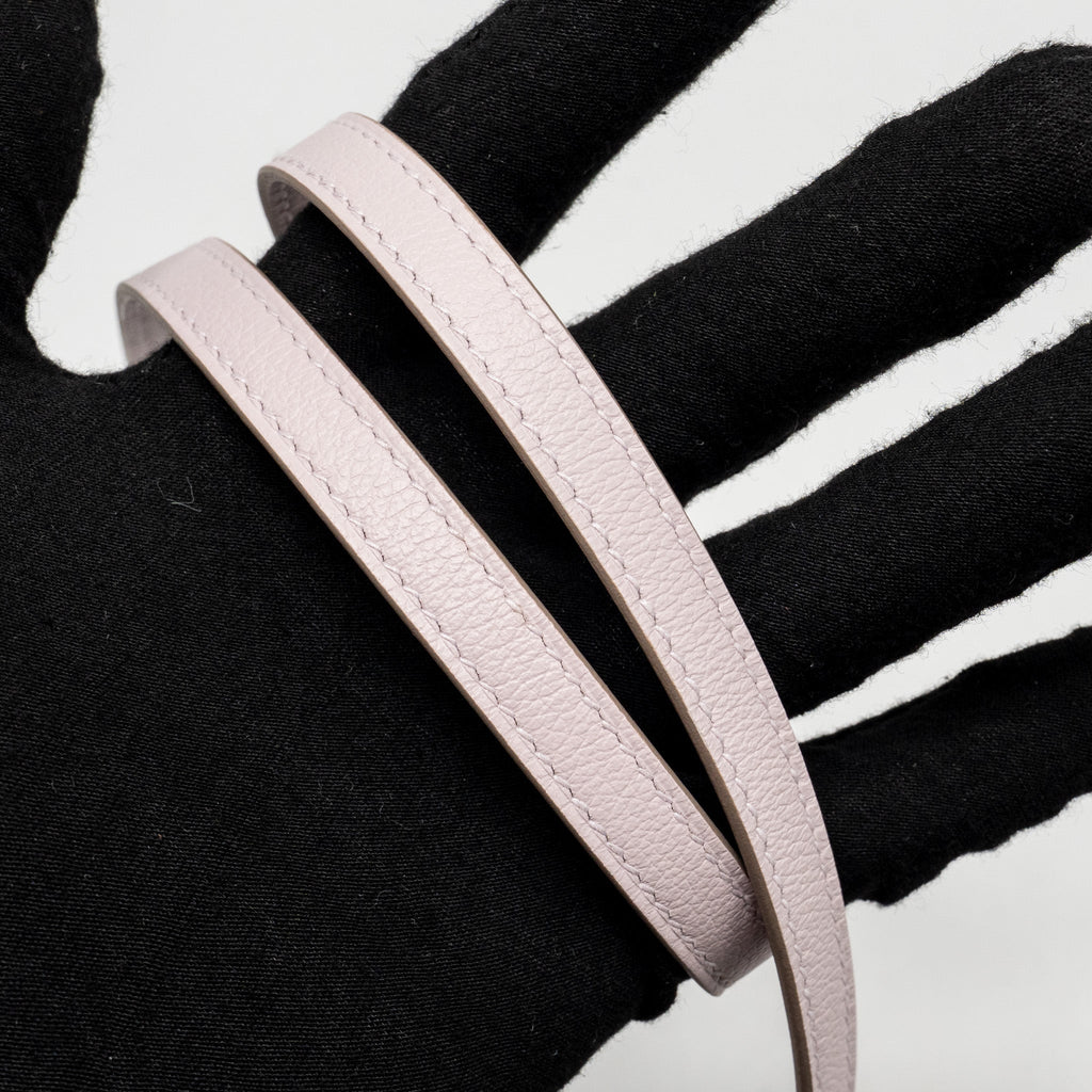 Hermes Mini Roulis Evercolor Mauve Pale SHW