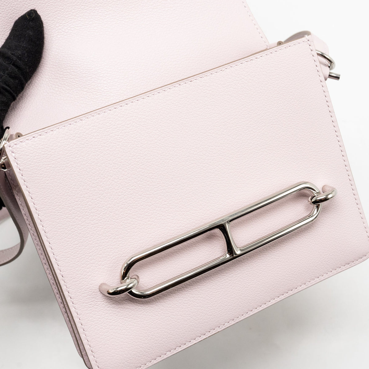Hermes Mini Roulis Evercolor Mauve Pale SHW