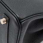 Hermes Birkin 25 Togo Black RGHW