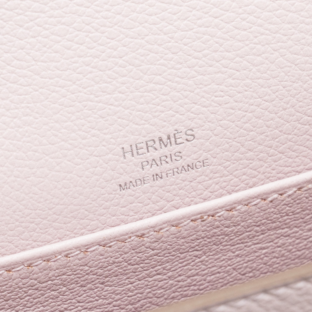 Hermes Mini Roulis Evercolor Mauve Pale SHW