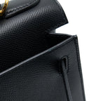 HERMES KELLY 28 EPSOM BLACK GHW