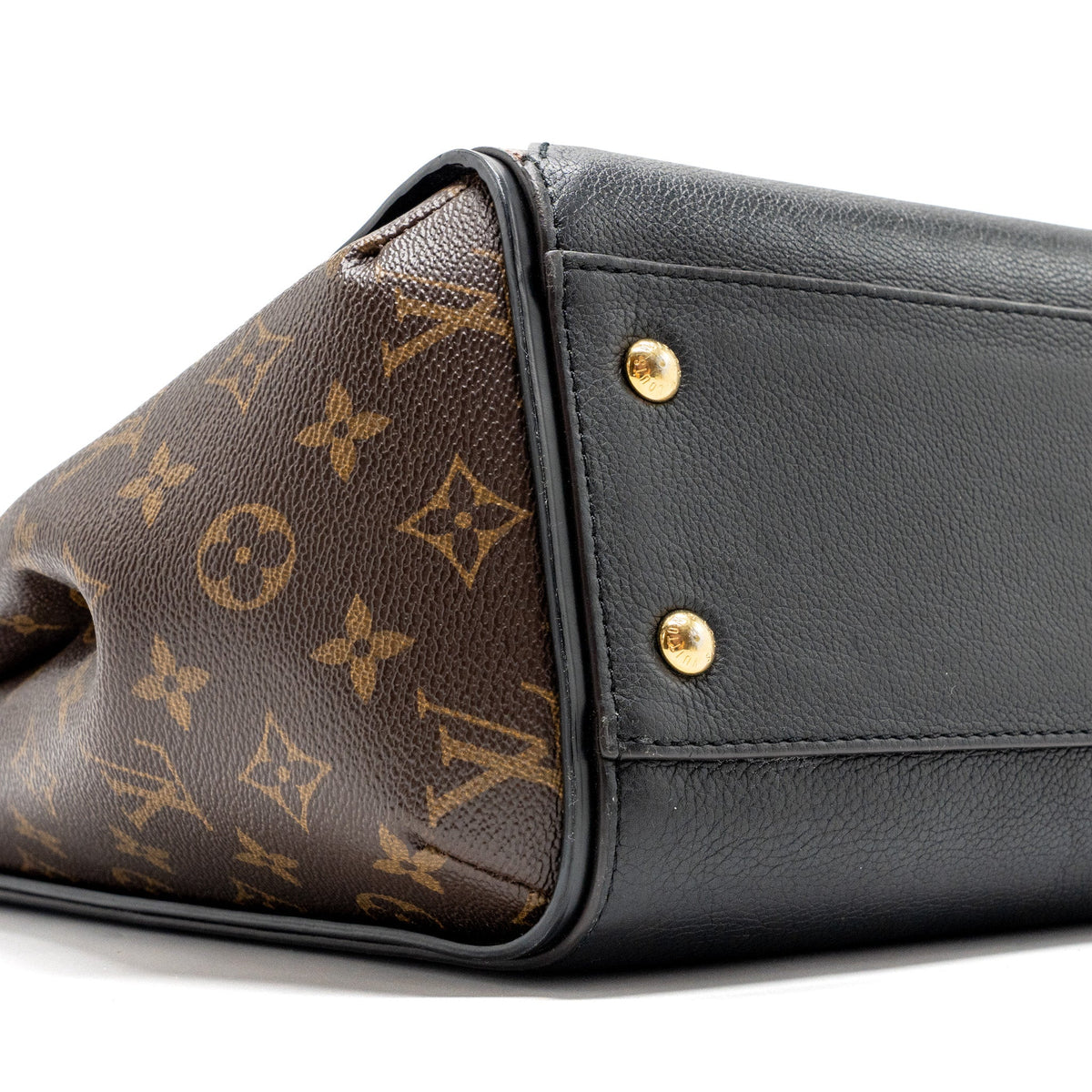 LOUIS VUITTON KIMONO TOTE BAG LEATHER / MONOGRAM CANVAS GHW