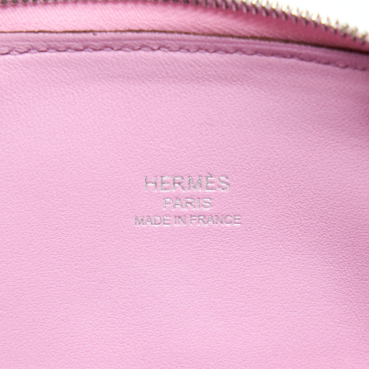 HERMES MINI BOLIDE CHÈVRE MYSORE X9 MAUVE SYLVESTRE SHW
