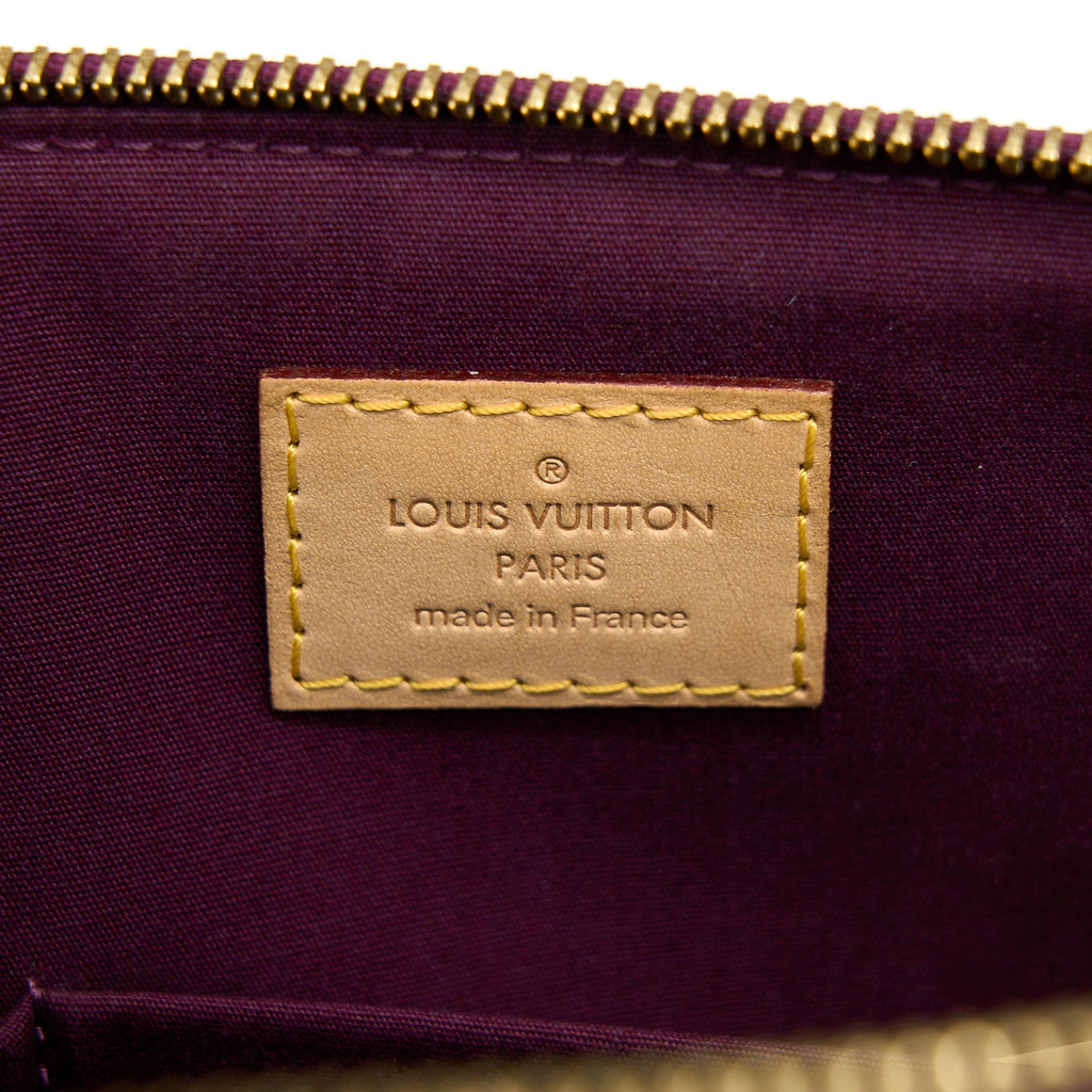 LOUIS VUITTON BELLEVUE PM MONOGRAM VERNIS VIOLETTE GHW