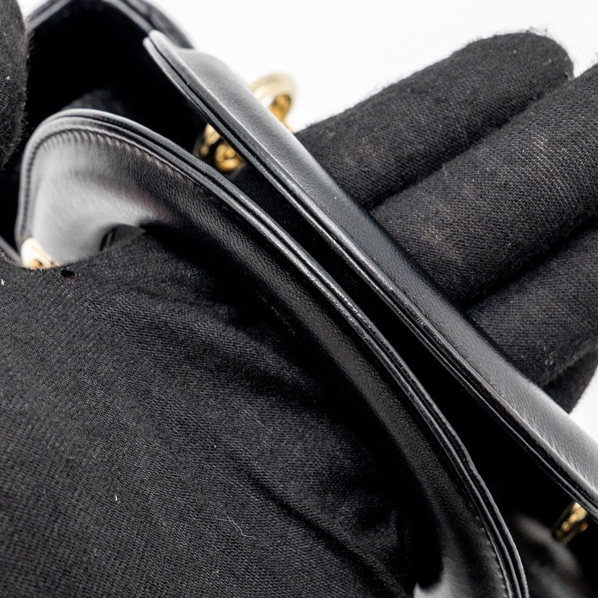 DIOR MY ABC DIOR SMALL LADY DIOR LAMBSKIN BLACK LGHW