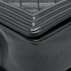 CHANEL MEDIUM BOY BAG CALFSKIN BLACK GHW