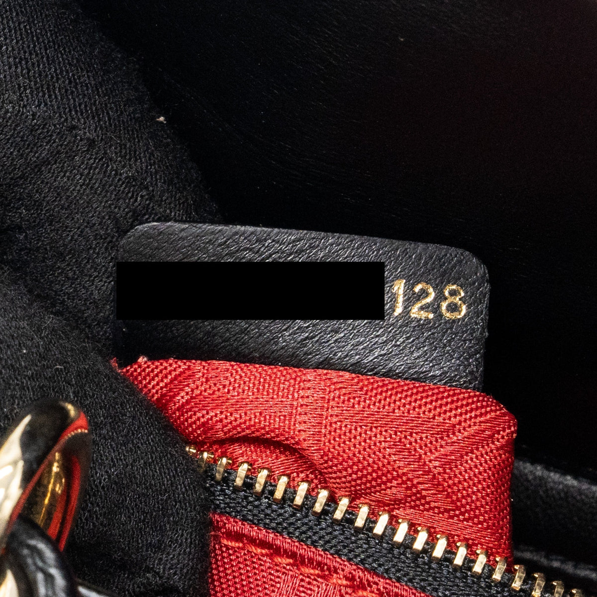 DIOR MY ABC DIOR SMALL LADY DIOR LAMBSKIN BLACK LGHW