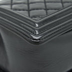 CHANEL MEDIUM BOY BAG CALFSKIN BLACK GHW