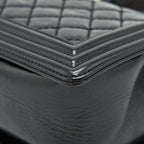 CHANEL MEDIUM BOY BAG CALFSKIN BLACK GHW