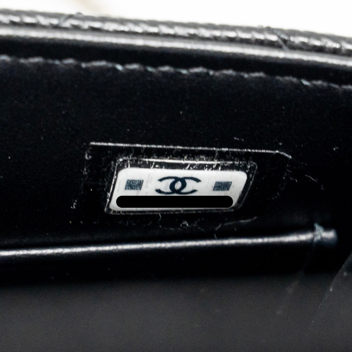 CHANEL COCO HANDLE CLUTCH WITH CHAIN CAVIAR BLACK LGHW (MICROCHIP)