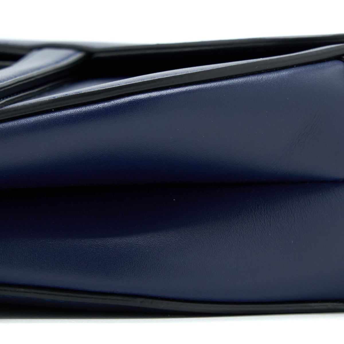 DIOR MEDIUM SADDLE BAG SMOOTH CALFSKIN NAVY GHW