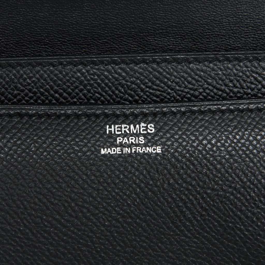 Hermes Constance Elan Epsom Black SHW