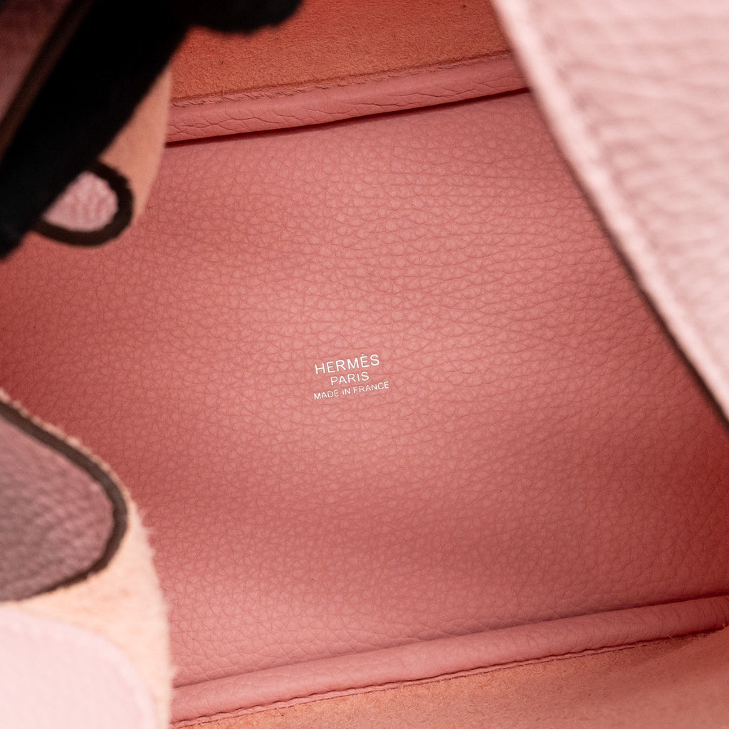 Hermes Picotin 18 Lock Bag Clemence 3Q Rose Sakura SHW