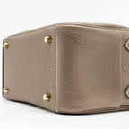 Hermes Mini Lindy Clemence Etoupe GHW