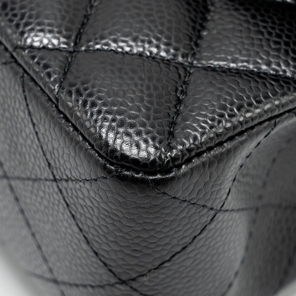 CHANEL SMALL CLASSIC DOUBLE FLAP BAG CAVIAR BLACK GHW