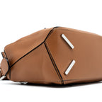 LOEWE SMALL PUZZLE BAG CALFSKIN TAN SHW
