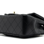 CHANEL MINI RECTANGULAR FLAP BAG LAMBSKIN BLACK LGHW