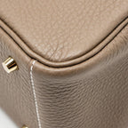 Hermes Mini Lindy Clemence Etoupe GHW