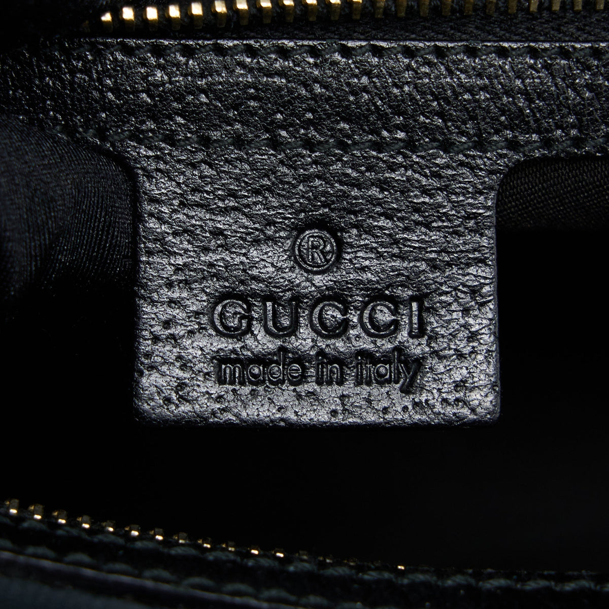 GUCCI BOSTON BAG GG SUPREME FABRIC BLACK SHW