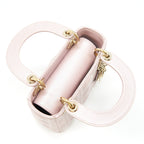 DIOR MINI LADY WITH CHAIN LOTUS PEARL GHW
