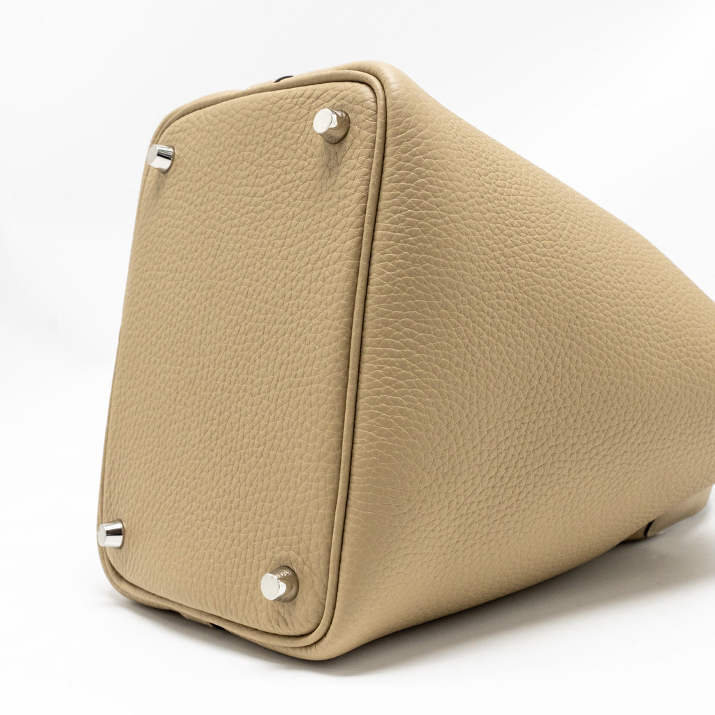 Hermes picotin 18 lock bag clemence trench SHW