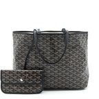 GOYARD SAINT LOUIS TOTE PM BLACK/MULTICOLOUR