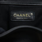 CHANEL 23C LARGE DUMA BACKPACK CALFSKIN BLACK LGHW (MICROCHIP)