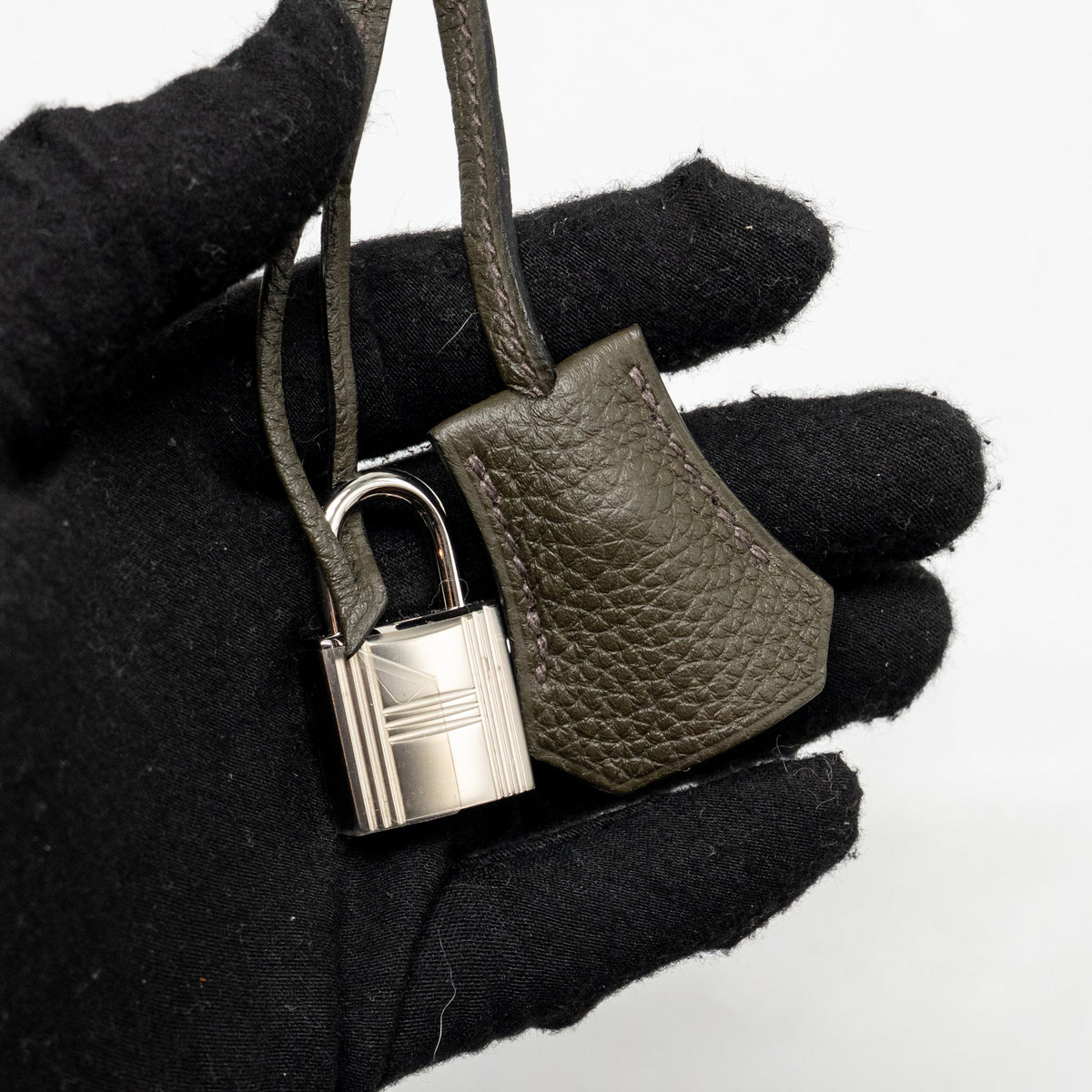 HERMES BIRKIN 25 TOGO VERT DE GRIS SHW