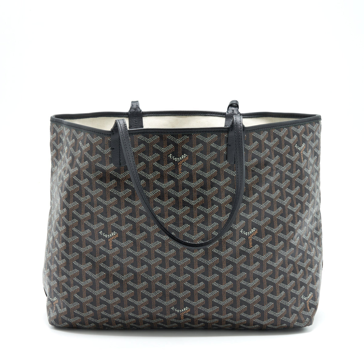 GOYARD SAINT LOUIS TOTE PM BLACK/MULTICOLOUR