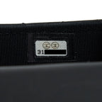 CHANEL 21K FLAP COIN PURSE WITH CHAIN BLACK LGHW