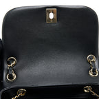 CHANEL 23C LARGE DUMA BACKPACK CALFSKIN BLACK LGHW (MICROCHIP)