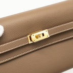 Hermes kelly to go Evercolor Etoupe GHW