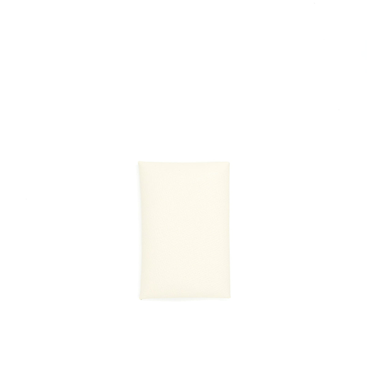 Hermes Calvi Card Holder Craie / Jaune Ambre