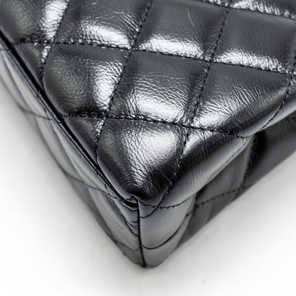 CHANEL MINI KELLY SHOPPING TOTE BAG CALFSKIN BLACK GHW (MICROCHIP)