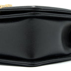 CHANEL MINI BOY BAG CALFSKIN BLACK LGHW (MICROCHIP)